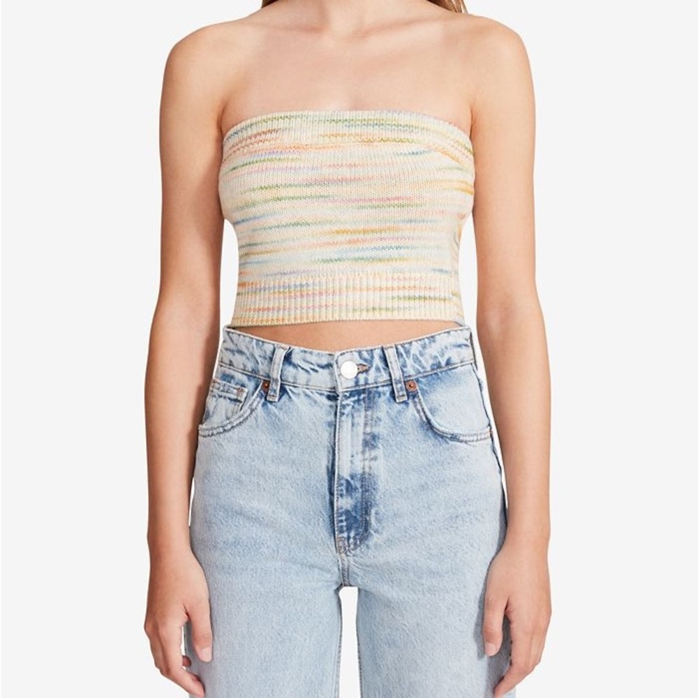 🍭🌈 Knit Bandeau Top from BB Dakota by Steve Madden🎾🏓🩵